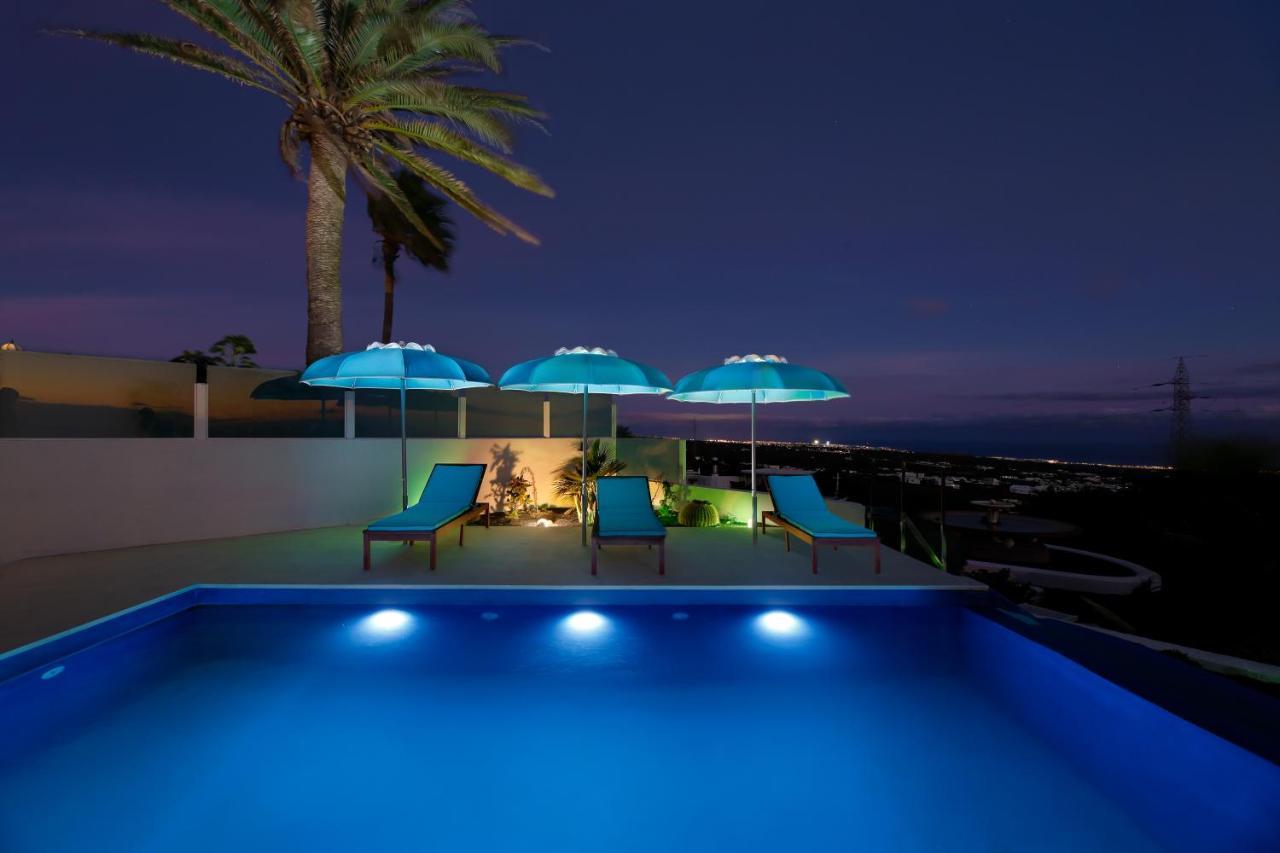 "New" Deluxe Designer Villa Infinity, With Panoramic Sea Views,Own Exclusive Heated Private Pool, Subtropical Gardens Tías Buitenkant foto