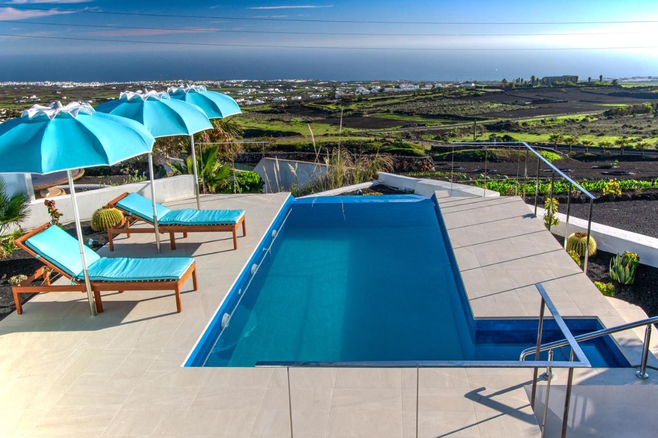 "New" Deluxe Designer Villa Infinity, With Panoramic Sea Views,Own Exclusive Heated Private Pool, Subtropical Gardens Tías Buitenkant foto