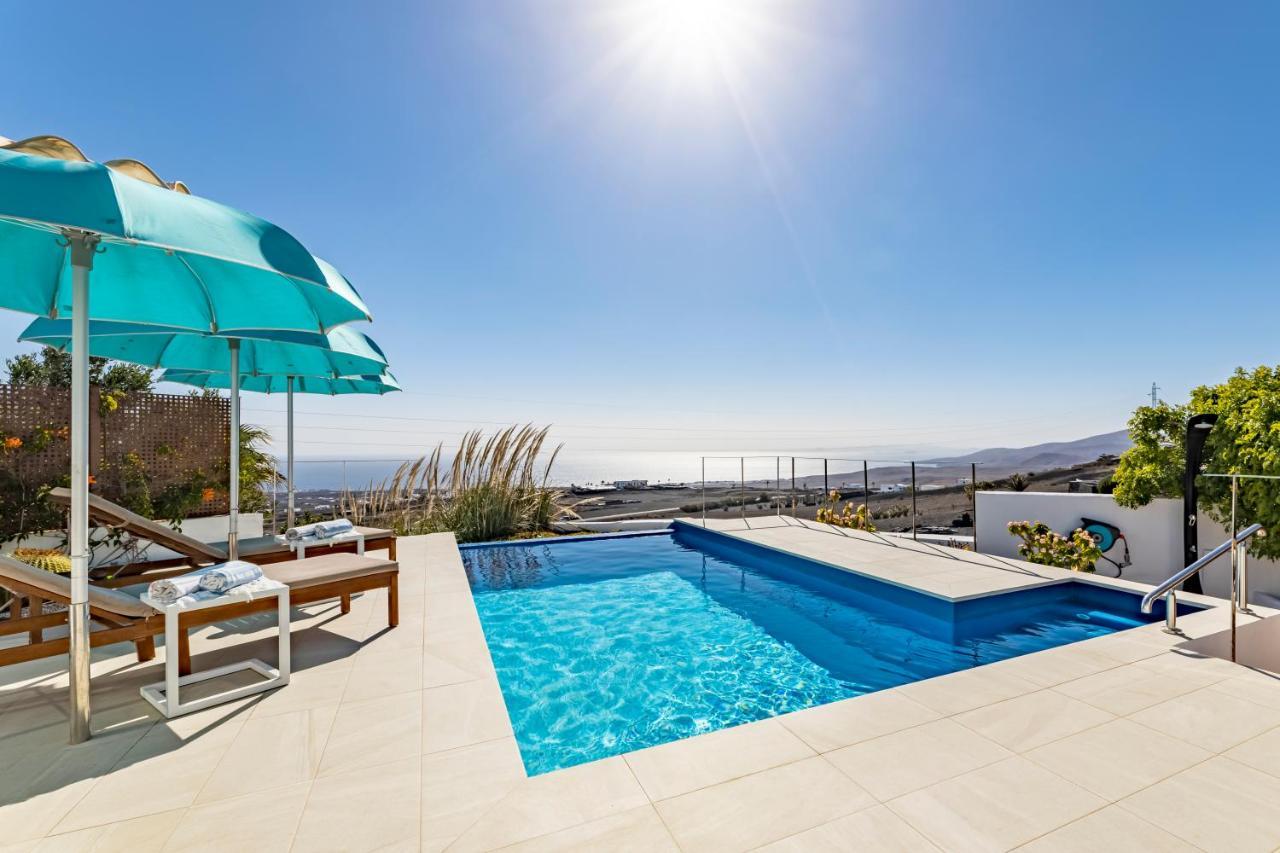 "New" Deluxe Designer Villa Infinity, With Panoramic Sea Views,Own Exclusive Heated Private Pool, Subtropical Gardens Tías Buitenkant foto